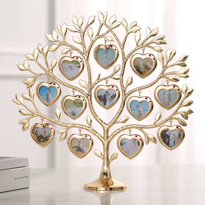 Rhinestone Family Photo Tree