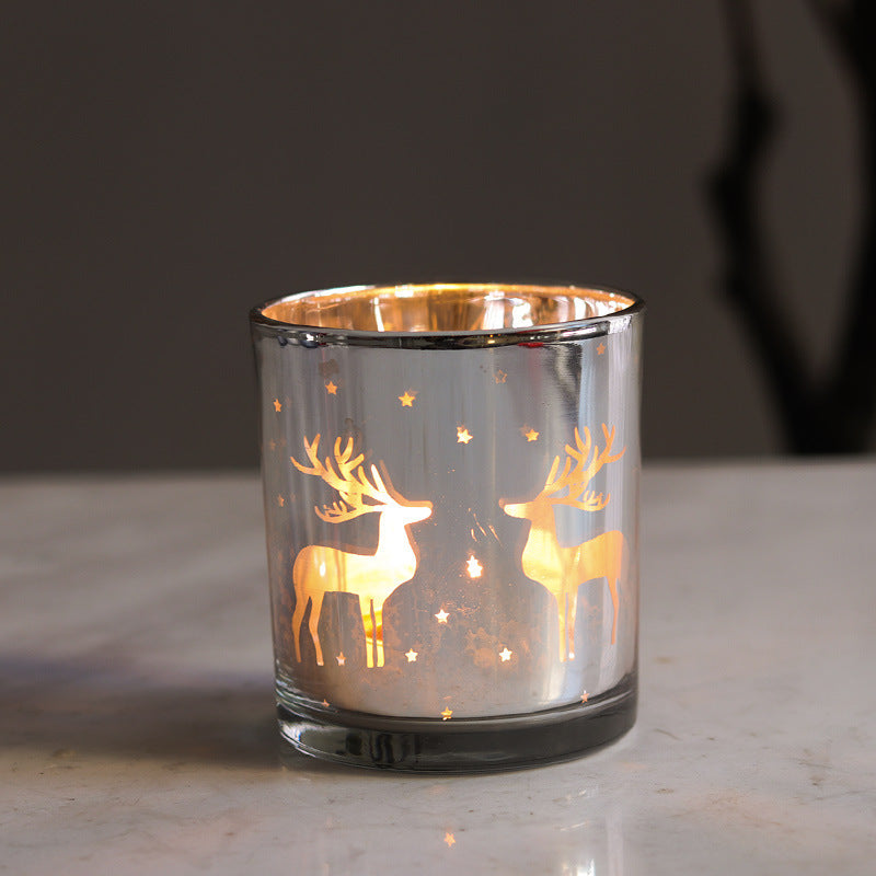 Christmas Empty Cup Candle Holder