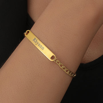 Customized Nameplate Bracelet